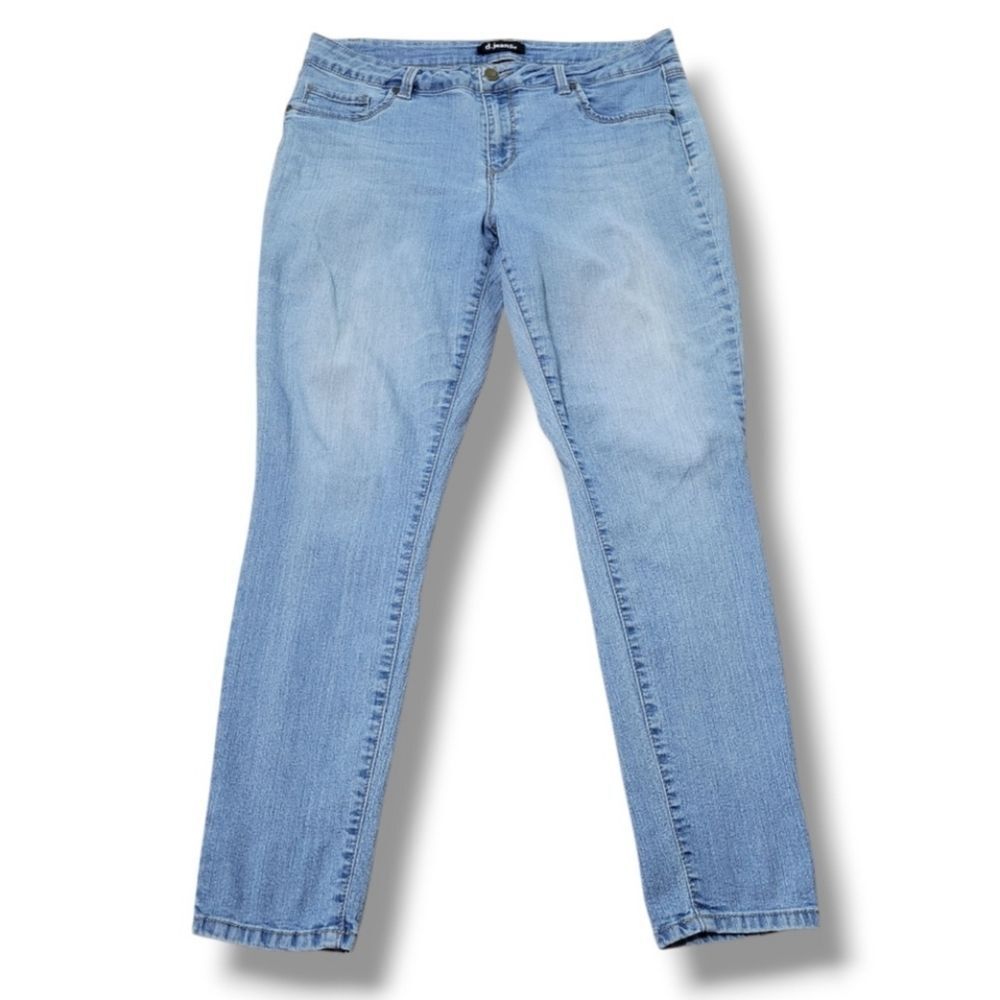 D.Jeans Jeans Size 12 W32" x L27.5" D. Jeans Skinny Jeans Ankle Jeans Blue Denim